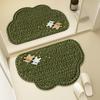 Cartoon Cute Quick-Dry Non-Slip Bathroom Mat - Absorbent, Dirt-Resistant, Easy-to-Clean Diatomaceous Earth Design.