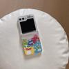 Japanese Korean Cartoon Monster Lanyard Case for Samsung Z Flip 3/4/5