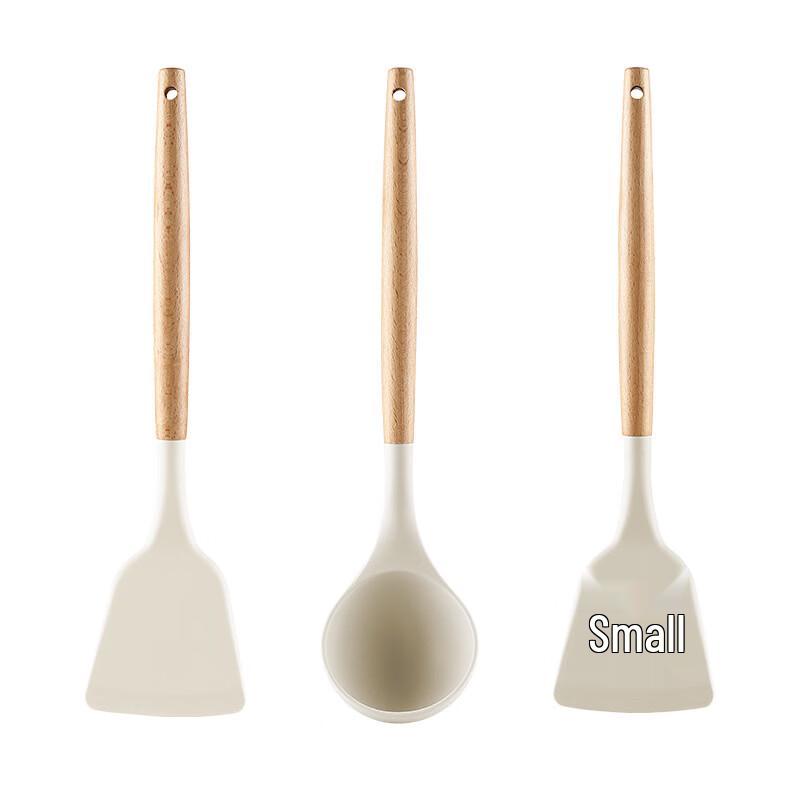 cmaos High-Temperature Silicone & Beechwood Kitchen Utensil Set