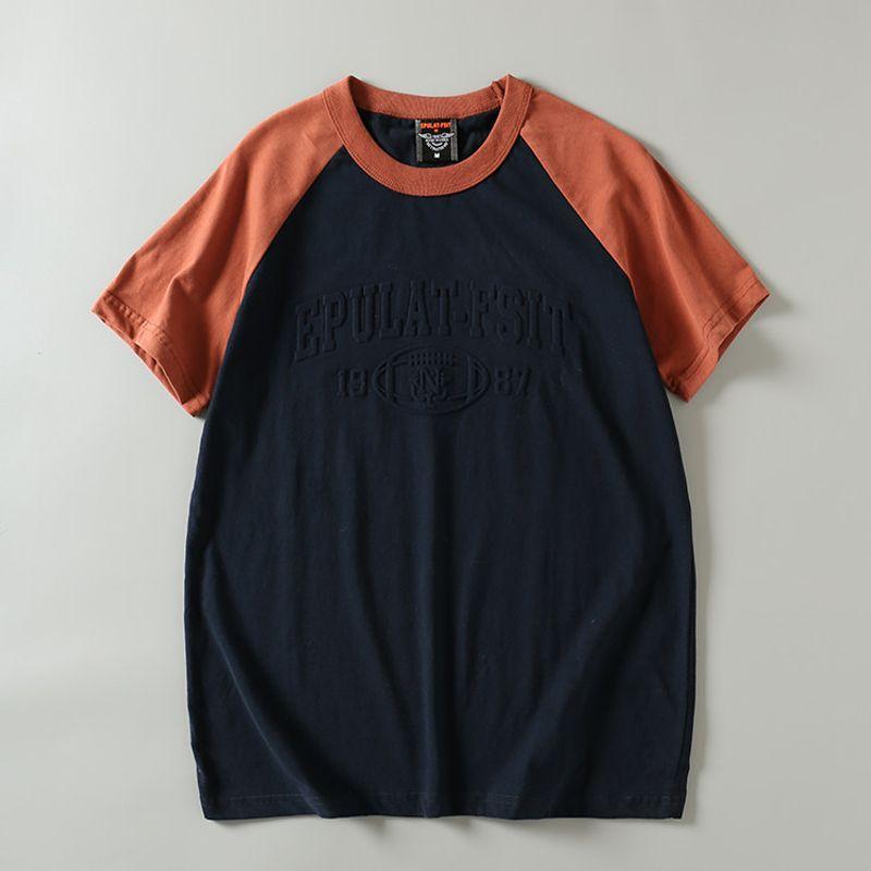 Foreign Trade Tail Goods Clearance of Original Order Round Neck Short-Sleeved T-shirt