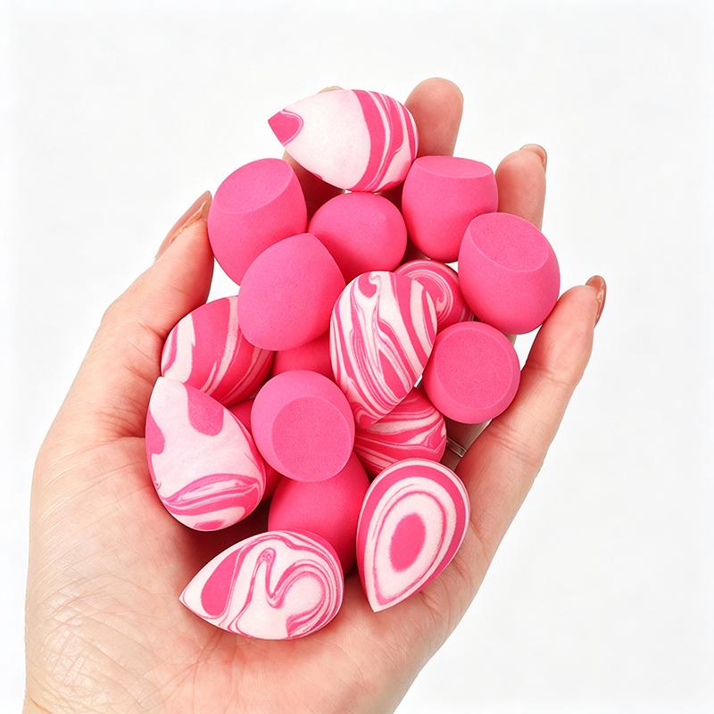 30/40Pcs Mini Makeup Sponges, Expand When Exposed To Water, Can Be Used Both Wet And Dry, Suitable For All Skin Types