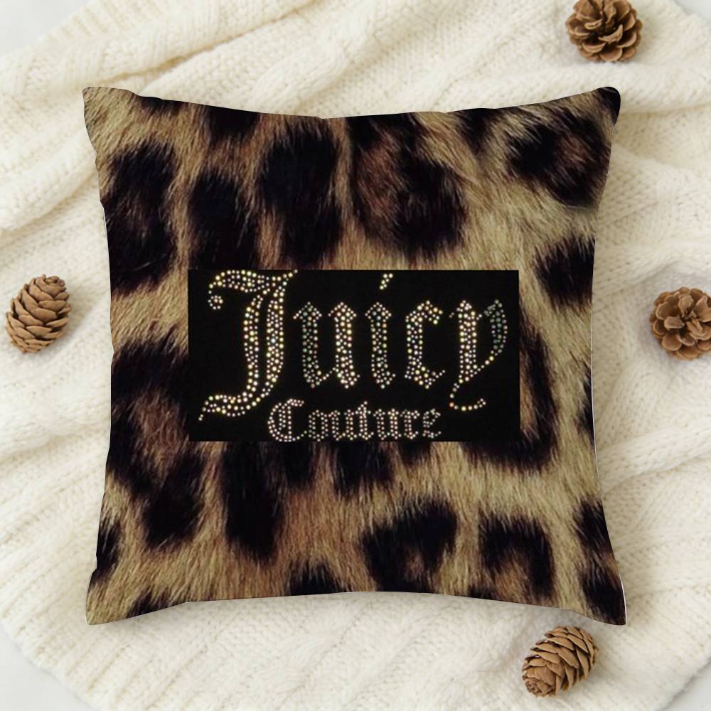 JJUICY CCOUTURE Doublesided Printed Square Decorative Cushion Cover for Sofa Living Room Home Decor