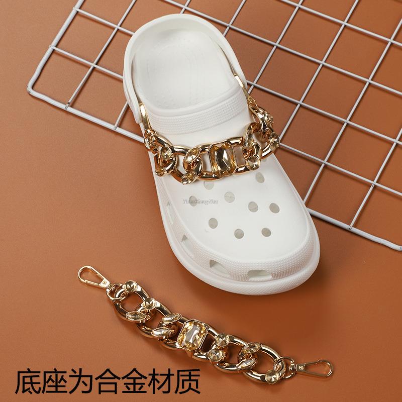 2026 Catene Donna Scarpe Designer Charms Acrilico Strass Charms Decorazione Scarpe DIY Staccabile Accessori Scarpe