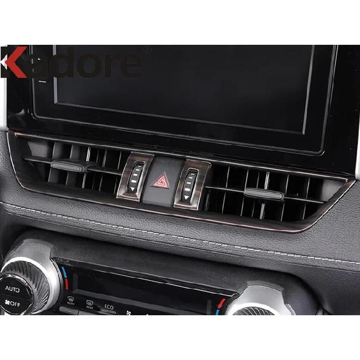 Car Center Air Condition Vent Outlet Cover Trim For Toyota RAV4 RAV 4 -   2024 Carbon Fiber Interior Accessories