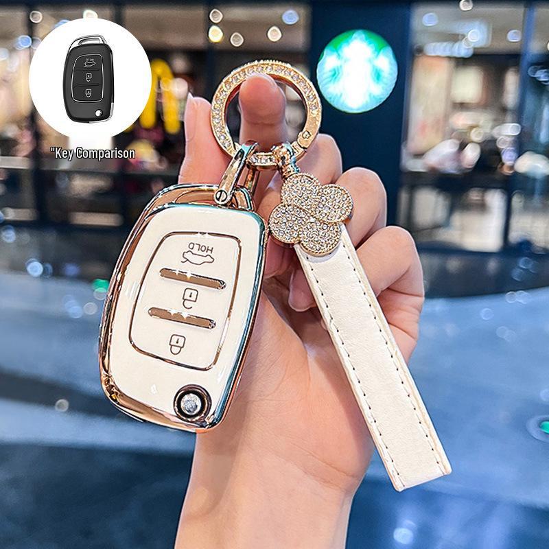 Beijing Hyundai Elantra, New Verna, Celesta Folding Key Cover for Women