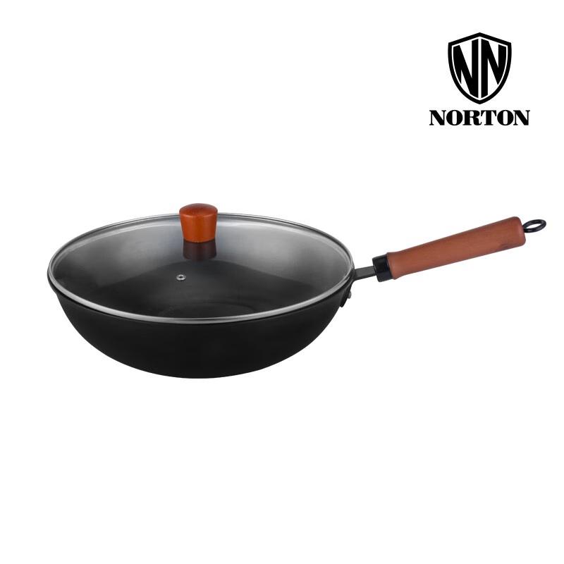 NORTON Cast Iron Fry & Stir Fry Pan