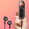 1PCS FM Radio Backlight LCD Display Mini Pocket Clip Radio with 3.5mm Headphones Personal Walkman Radio for Walk Jogging Camping