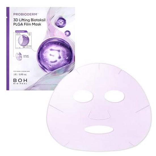 Biohealbo (BOH) ProbiodermTM 3D Lifting Biotoxil PLGA Film Mask Moisturizing Firmness Elasticity Lift Up Dry Skin Anti-Aging Korean Cosmetics Face