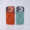 iPhone17PROMAX Honeycomb Heat Dissipation Magnetic Mobile Phone Case, Suitable for Apple 16 Lens Holder, Anti-drop Mobile Phone Case.