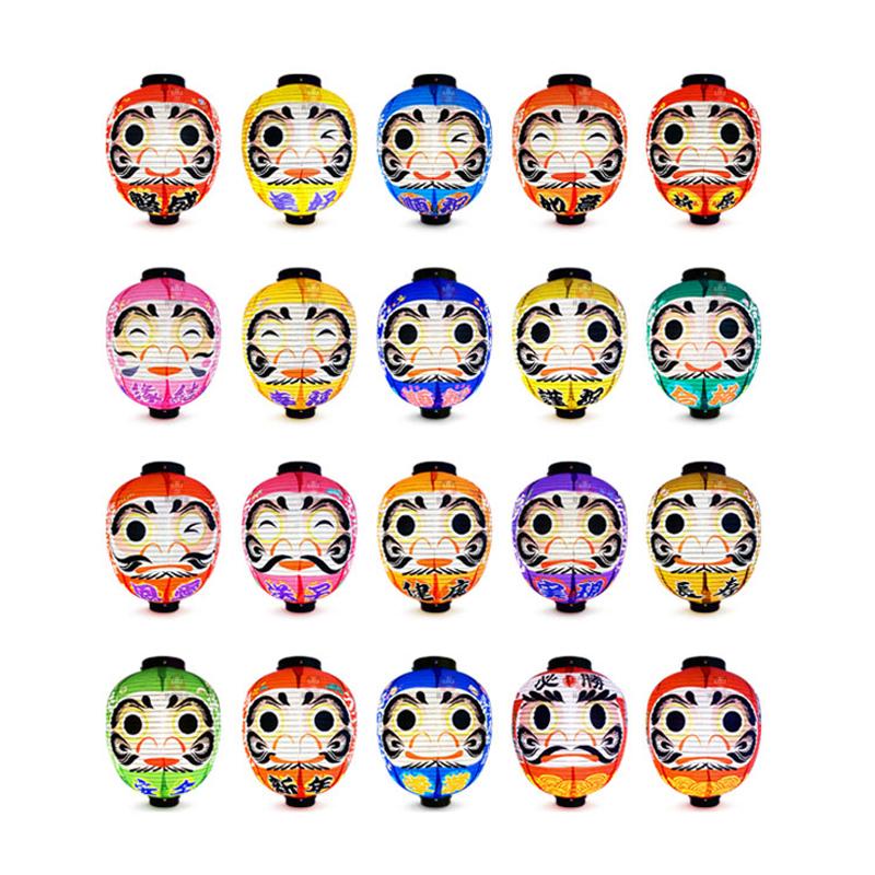 Japanese Waterproof Cloth Lanterns Daruma Crafts Cartoon Lucky Lantern Sushi Restaurant Cuisine Izakaya Decoration Ornaments