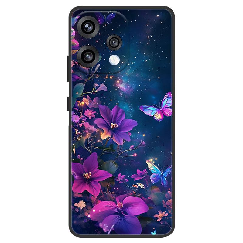 For OPPO Reno 15 Case For OPPO Reno 15C Cover Cute Flower Printing Soft Silicone Cases For OPPO Reno15C Reno15 Coque Fundas
