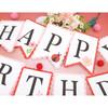 Ladybug Happy Birthday Banner - Cute Ladybird Party Decorations, Ladybug Theme Hanging Flags for Baby Showers, Kids Room Decor, Outdoor Garden Party