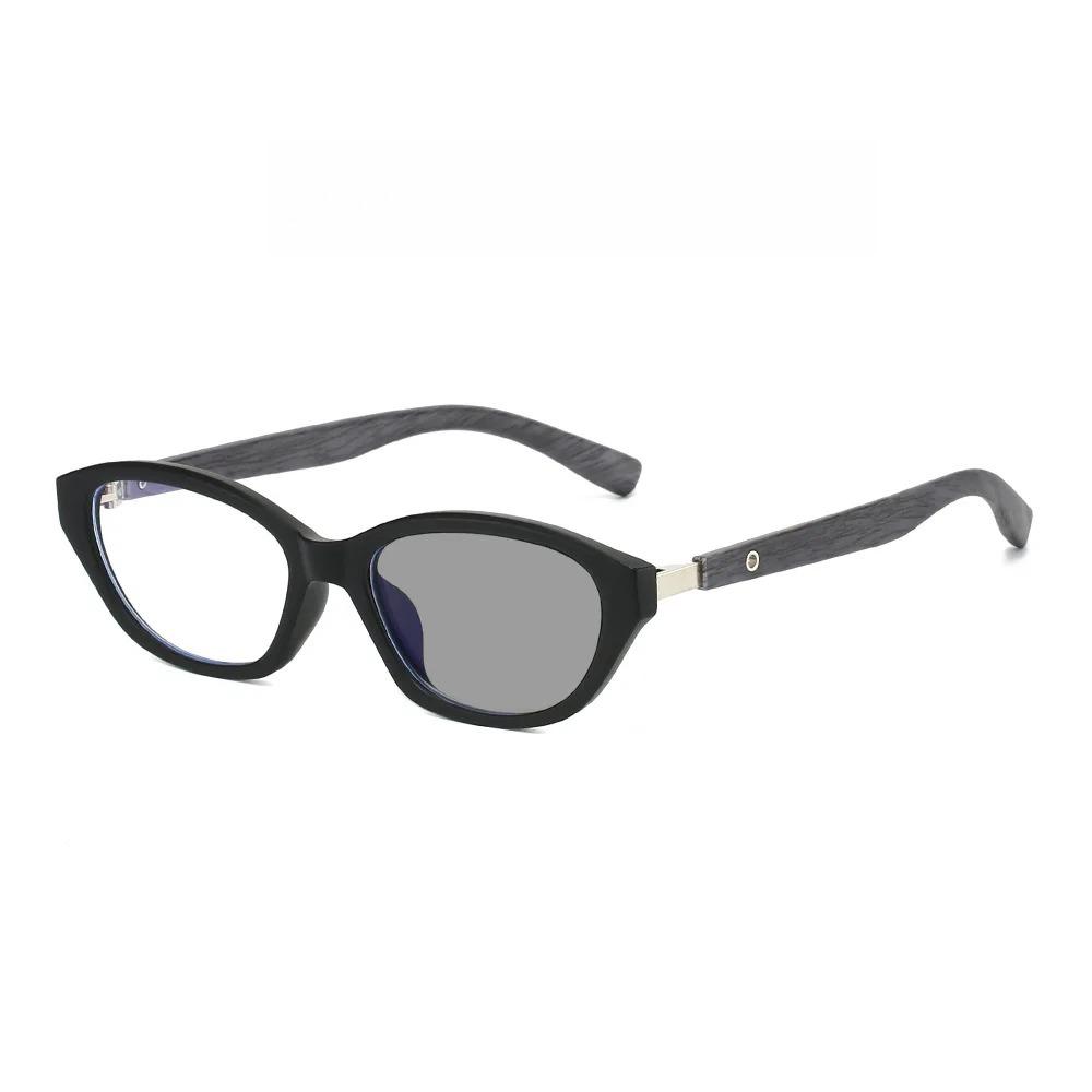 Versatile Cat-Eye Photochromic Presbyopia Glasses Lightweight Comfortable Personality Anti-Blue Light Eyeglasses 0 To +4.0