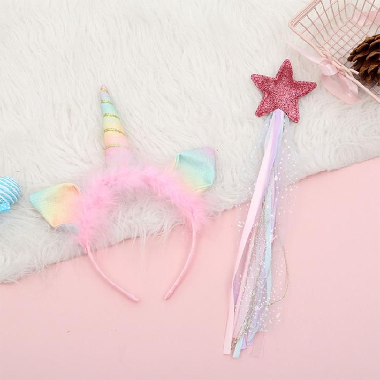 Fairy Wand Photostudio Props Girl Lovely Headband Cos-play Wing Hair Decorations