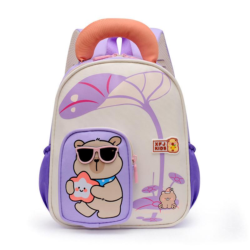 Kinder Cartoon Tier Rucksack Für Vorschulkinder Mit Atmungsaktivem Nylon Und Luftpolster Riemen Für Den Schulgebrauch