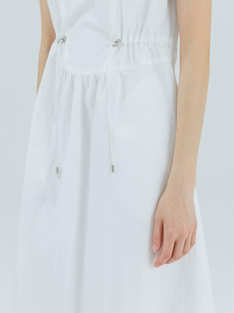 Etmont String Stopper Dress, White
