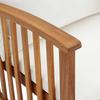 Garden Chairs with Cushions 2 Pcs Solid Acacia Wood