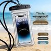 Mobile Phone Waterproof Bag - Waterproof Bag with Touchscreen Airbag Waterproof Cover - Sealed Mobile Phone Protection Case