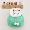 Children's Cute Cartoon Plush Drawstring Backpack - Casual Trendy Embroidered Design for Girls