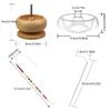 Bead Loader Bead Piercer Wood Manual Rotation Rice Bead Beader Quick Beading Diy Beading Artifact for Beading Crafts