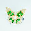 Luxury Butterfly Brooch Fashion Pearl Pins For Women Zircon Accessories Suit Coat Wedding Gifts Crystal Insect Jewelry