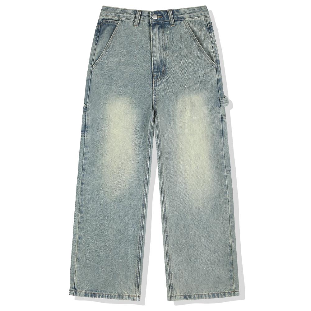 Beijiglabel Loop Carpenter Balloon Wide Washing Denim Pants 4 Color [Blbd_5028] (A Type)