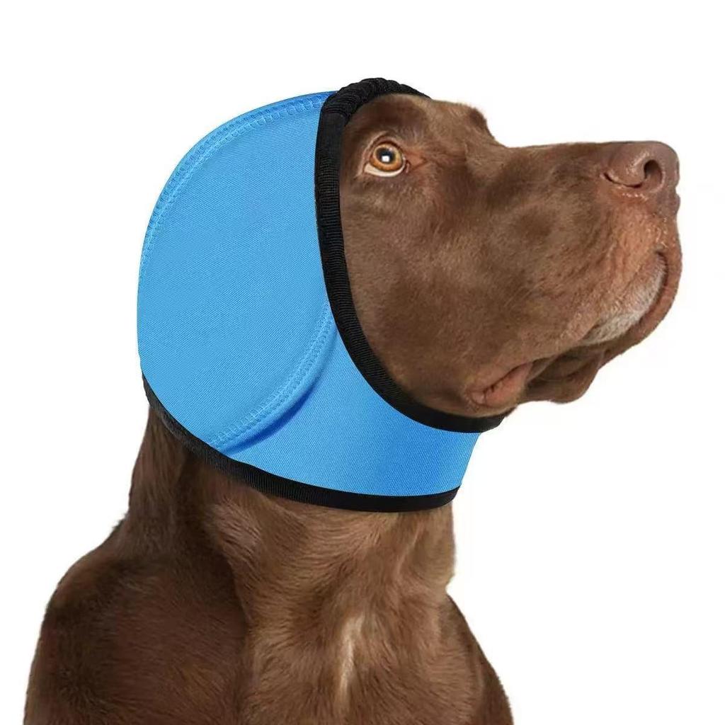 Waterproof Dog Ear Covers: Noise-Reducing, Emotion-Soothing, Anti-Startle Headband for Swimming