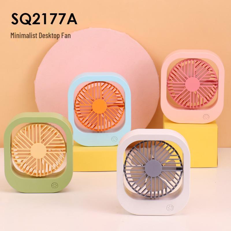 Portable USB Mini Desktop Fan for Home or Dorm - Large Airflow