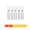 5/1 pz Tiracerniera staccabile universale Kit di riparazione per cerniere in metallo di ricambio per valigie, borse, vestiti e cursori per cerniere