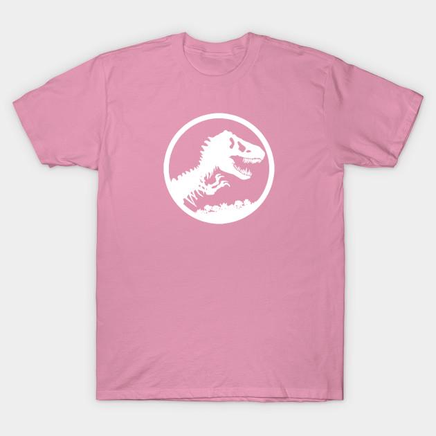 T-Shirt Damen Dinosaurierskelett Abzeichen Groß Weiß Harajuku Print Kawaii T-Shirt Sommer Kurzarm Damen T-Shirt Top Tee