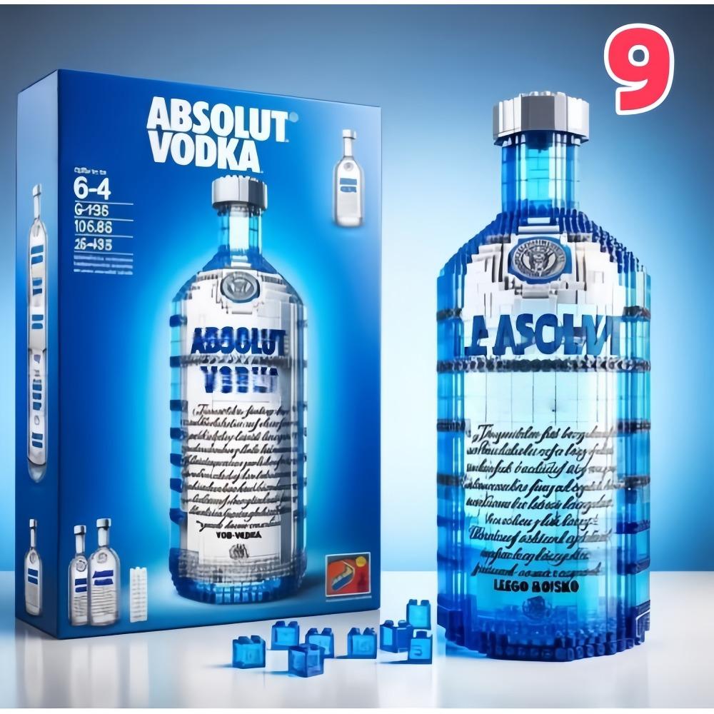 Baustein Whiskeyflasche Flasche Baustein Unternehmen Geschenk Firma Gedenk- Ausländische Weinflasche Schmuckstück Simulation Baustein