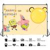 SpongeBob SquarePants Patrick Star Theme Photography Backdrop Background Kids Birthday Party Baby Shower Photo Custom Decoration
