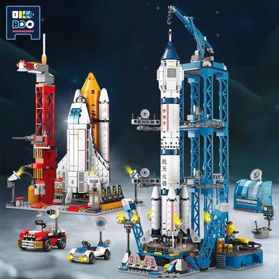 UKBOO Havacılık Serisi Uzay Mekiği Havacılık Uzay Gemisi Taşıyıcı Roket Yapı Taşları Şehir Klasik Model Tuğlalar Çocuk