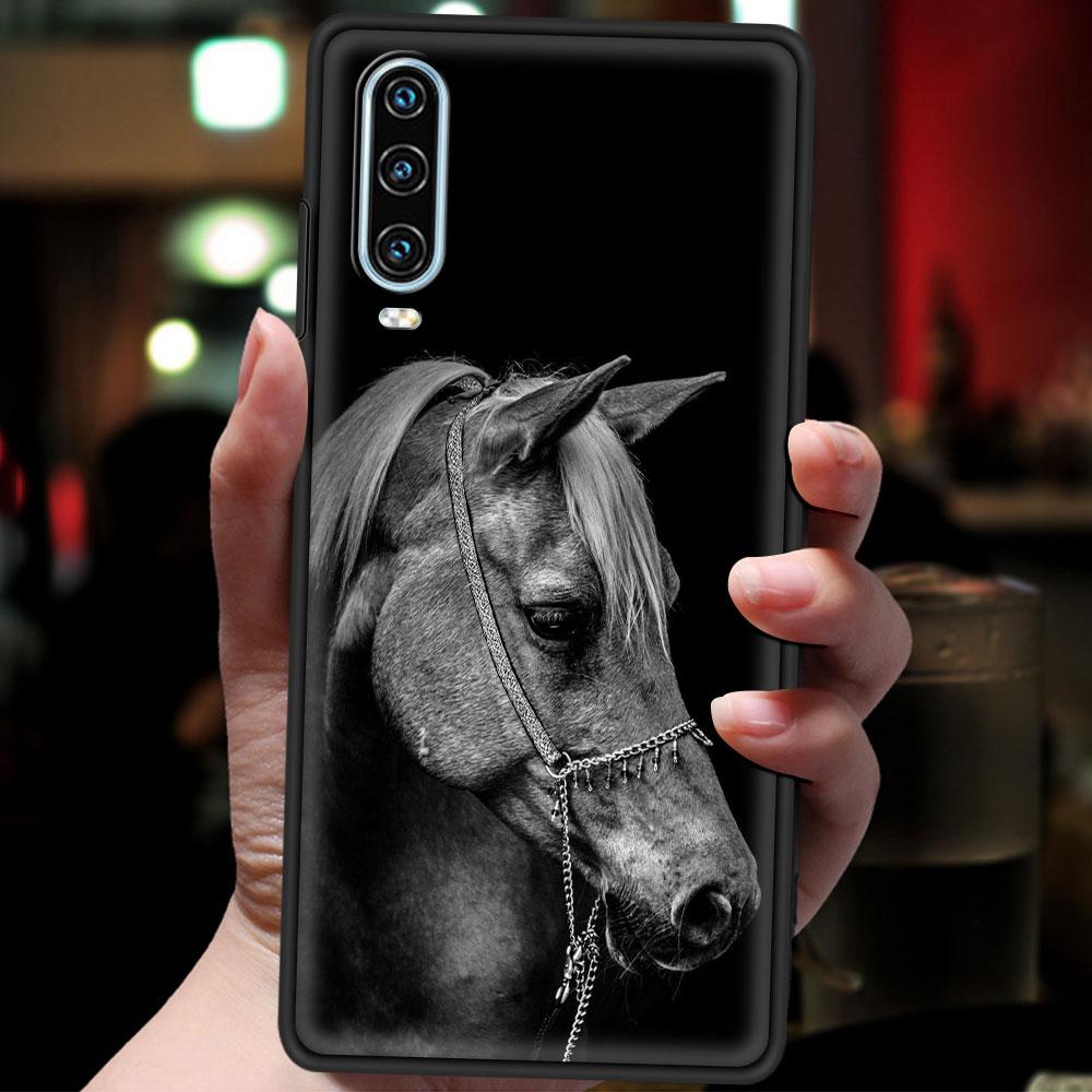 Animals Horse Deer Giant Panda Phone Case For Huawei P30 Lite P50 Pro P20 P40 Lite E P Smart Z 2021 Y6 Y7 Y9 2019 Y6p Y9s Cover