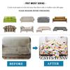Bedruckter Sofabezug, Stretch-Couchbezüge, Loveseat-Schonbezüge für 2-Sitzer-Kissen, Couch, waschbar, Wohnzimmer-Möbelschutz