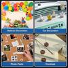 100/200pcs Transparent Double-Sided Tape Pads - Non-Marking, Anti-Skid Adhesive for DIY Projects & Model Car Decor Double