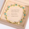 Elegant Zircon-Embellished Tree Branch Bracelet In Eco-Friendly Copper With Gold Plating Unisex Luxury Jewelry Daily Wear