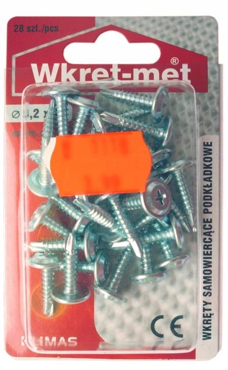 Self-drilling washer screw 4.2x1 28 pcs