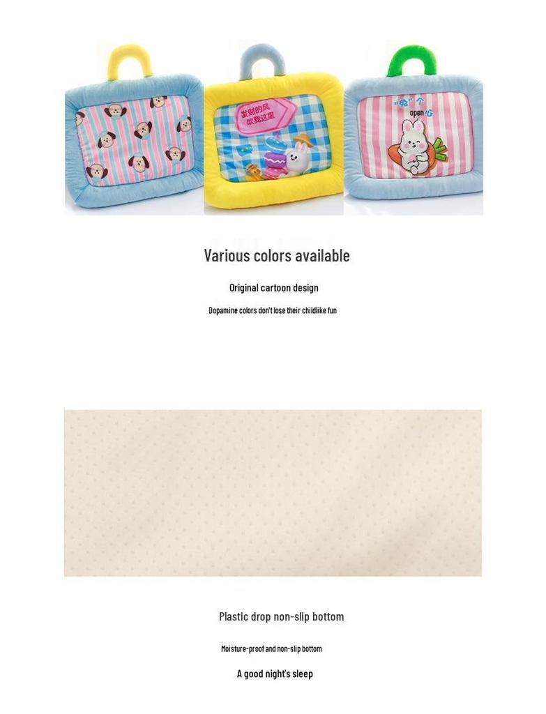 Four Seasons Thickened Warm Cotton Pad for Small/Medium Dogs and Cats - Portable Pet Sleeping Pad