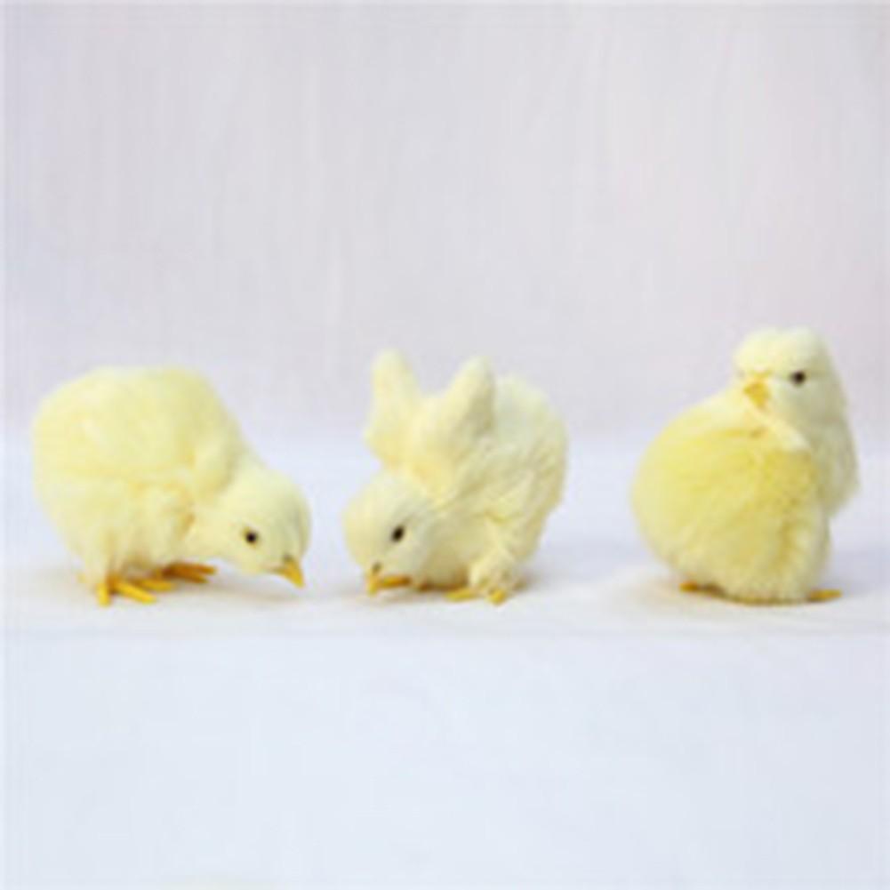 Animal Doll Simulation Chicken Ornament Chick Decora