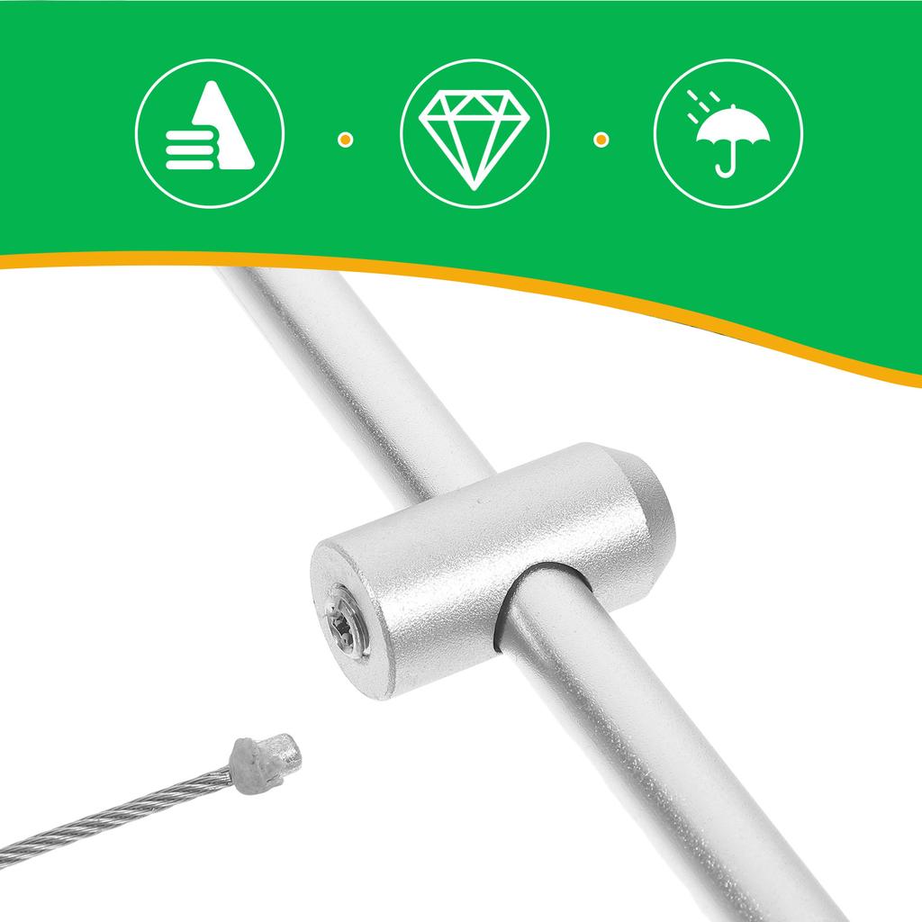 2Pcs Aquarium Light Mount Adjustable Aluminum Alloy Stand High Brightness Tank Light Holder for Freshwater Saltwater Fish Tanks