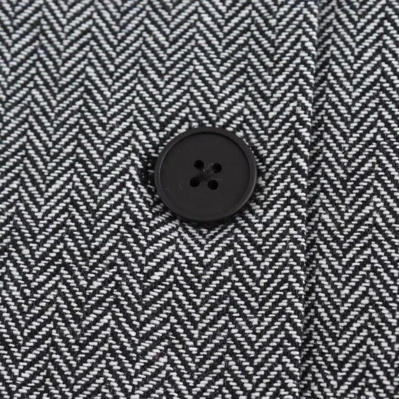 Kaslead New Arrival Women's Clothing Fashion Style Fashion Minimalist with Padded Shoulder Herringbone Pattern Suit Outwear