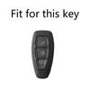 Carbon Fiber Smart Car Key Cover Case For Ford Focus Mk3 Mk4 Kuga Escape Ecosport New Fiesta With Keyring