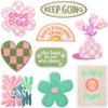 Fresh Flower Embroidery Cloth Sticker Flower Vase Shape Clothing Luggage Ironing Decoration Clothes Patch Sticker Small Accessories