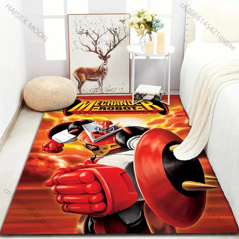 Japanese Anime Grendizer for Living Room Carpet Luxury Home Decoration Non-slip Floor Mats for Bedroom Large Area Washable Rugs