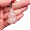 Crystal Pendant Necklace With Natural Water Crystal And Gourd Shape For Diy Jewelry Making