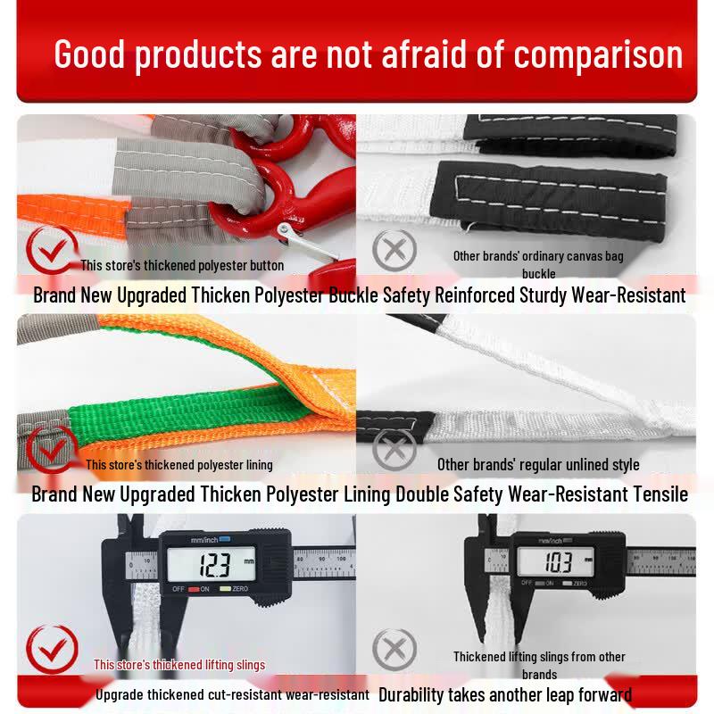 Industrial Double Hook Polyester Lifting Sling