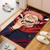 Cursed Anime Character with Red Hair Patterned Carpet, Suitable As a Non Slip Play Mat for the Living Room and Bedroom Sofa
