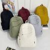 Schoolbag Hot-selling New Heavy Industry Embroidery Rhombus Fashion Backpack Portable Student Middle and High School Nylon Backpack Versatile