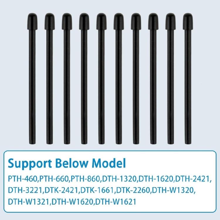 Pack of 10 Replacement Styluses Tips Compatible for DTH1620,DTH2421,DTH3221,DTK2421 DTHW1621 Tablets Precise Drawing Tip